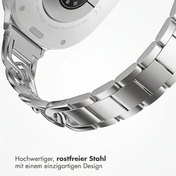Selencia Chain Armband -   Universelle 20 mm Anschluss - Silber