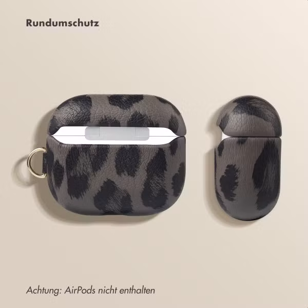 Selencia Sabi Case Apple AirPods 3 - Leopardenmuster - Midnight Black