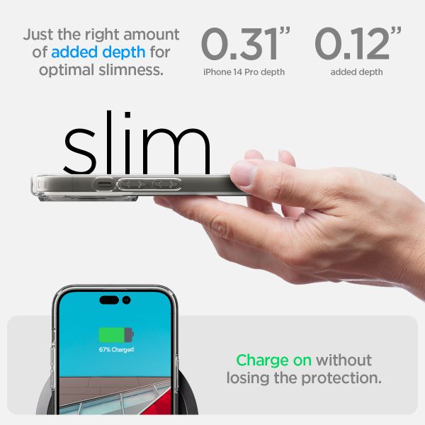 Spigen Ultra Hybrid™ Case für das Apple iPhone 14 Pro Max - Transparent