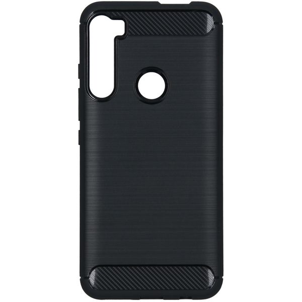 Brushed TPU Case für das Motorola One Fusion Plus - Schwarz