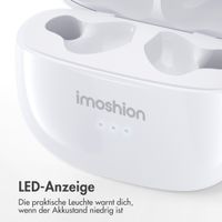 imoshion Aura Earbuds – Kabellose Kopfhörer – Kabellose Bluetooth-Kopfhörer – Weiß