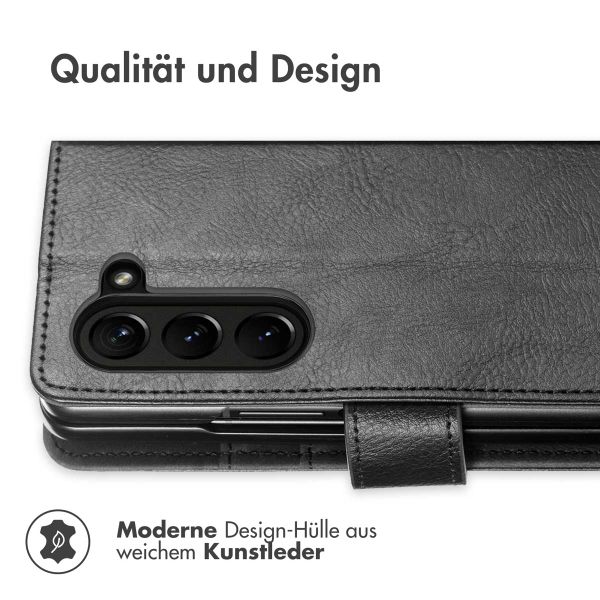 imoshion Luxuriöse Klapphülle Samsung Galaxy Z Fold 5 - Schwarz