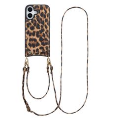 Selencia Nova HandyHülle mit Kordel und Kartenhalter Apple iPhone 17 - Leopard