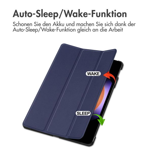 imoshion Trifold Klapphülle Xiaomi Pad 6S Pro 12.4 - Dunkelblau