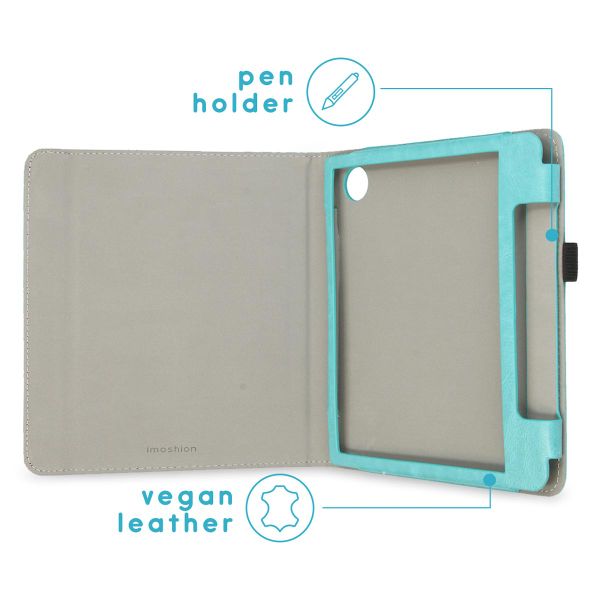 imoshion Vegan Leather Klapphülle für das Kobo Sage / Tolino Epos 3 - Hellblau