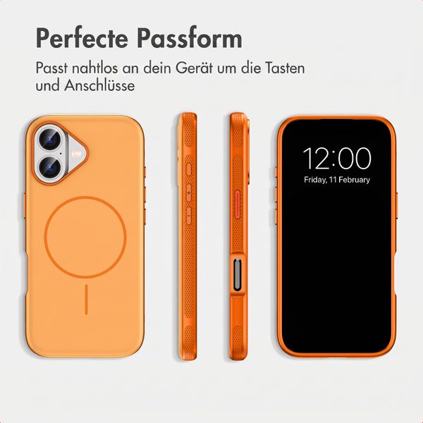 imoshion Color Backcover mit Thin MagSafe Ring Apple iPhone 17 - Orange