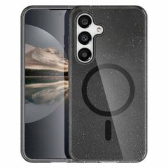 imoshion Sparkle Back Cover mit MagSafe Samsung Galaxy S25 Plus - Schwarz