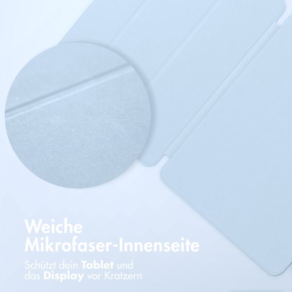 imoshion Magnetic Klapphülle Apple iPad Pro 12.9 (2022) / Pro 12.9 (2021) / Pro 12.9 (2020) - Hellblau