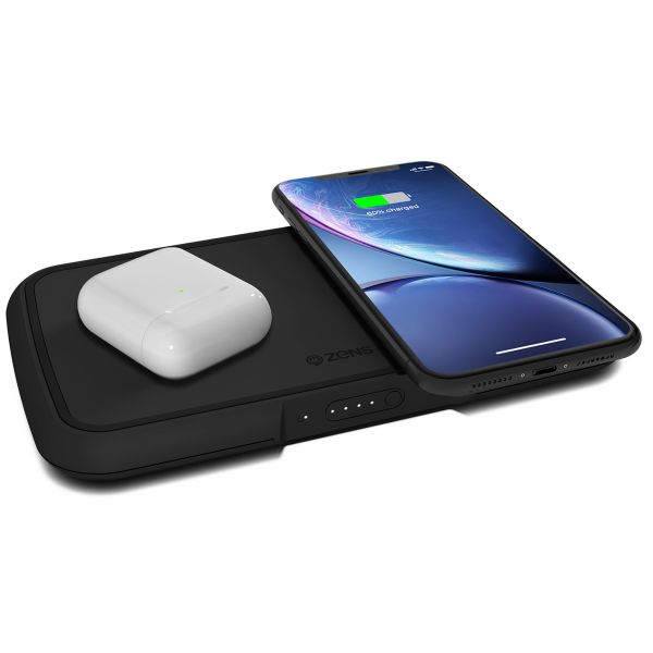 Zens Powerbank Dual Wireless Charger - Kabellose powerbank - 9000 mAh