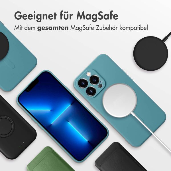 imoshion Color Back Cover mit MagSafe Apple iPhone 13 Pro - Smoke Green