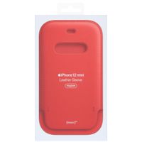 Apple Ledersleeve MagSafe für das Apple iPhone 12 Mini - Scarlet Red