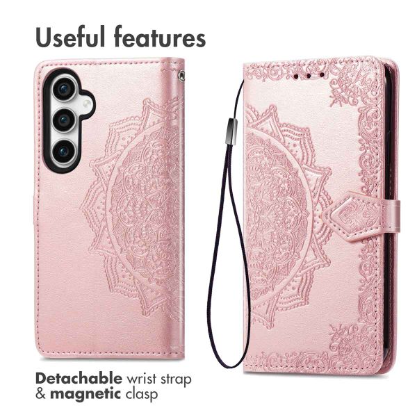 imoshion Mandala Klapphülle Samsung Galaxy S23 FE - Rosé gold