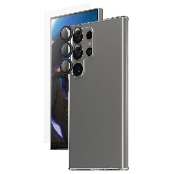 SAFE by PanzerGlass 3-in-1-Schutzpaket - Hülle + Schutzfolie + Kameraschutz Samsung Galaxy S24 Ultra - Transparent