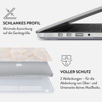 Burga Hardshell Hülle Apple MacBook Air 13 Zoll (2022 / 2024 M3 chip / 2025 M4 chip) - Vanilla Sand