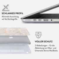 Burga Hardshell Hülle für das MacBook Air 13 Zoll (2022) / Air 13 Zoll (2024) M3 chip - A2681 / A3113 - Vanilla Sand