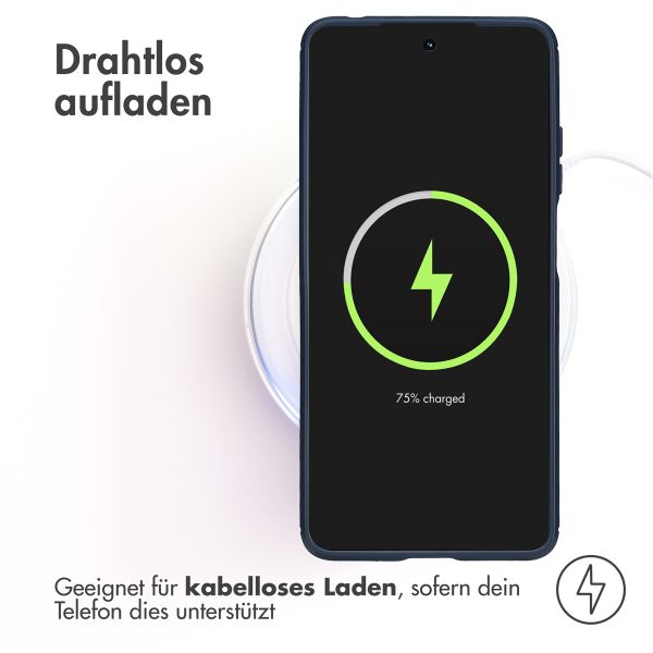 imoshion Brushed Back Cover für das Motorola Moto G24 Power - Dunkelblau