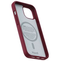 Njorð Collections Wildleder Comfort+ Case MagSafe für das iPhone 15 - Red