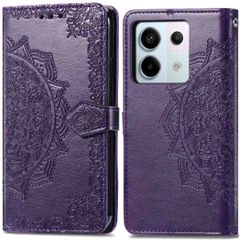 imoshion Mandala Klapphülle Xiaomi Redmi Note 13 Pro (5G) / Poco X6 - Violett