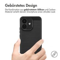imoshion Brushed Back Cover Xiaomi Redmi Note 17 Pro - Schwarz