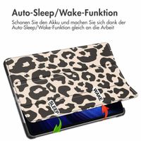 imoshion Design Trifold Klaphülle Xiaomi Pad 6 / 6 Pro - Leopard