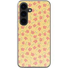 imoshion  Design Hülle für das Samsung Galaxy S24 - Sunny Yellow Petite Flowers