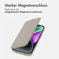 imoshion Transparente Bookcase mit MagSafe Apple iPhone 14 / 13 - Beige