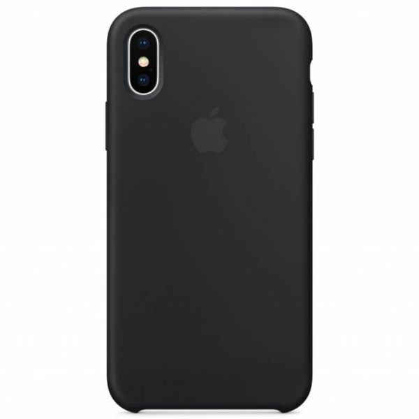 Apple Schwarzes Silikon Case iPhone X