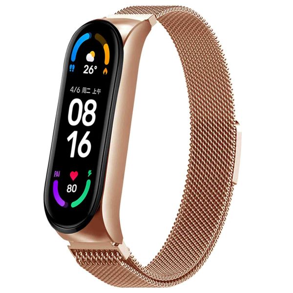 imoshion Mailändische Magnetarmband für das Xiaomi Mi Band 5 / 6 - Rose Gold