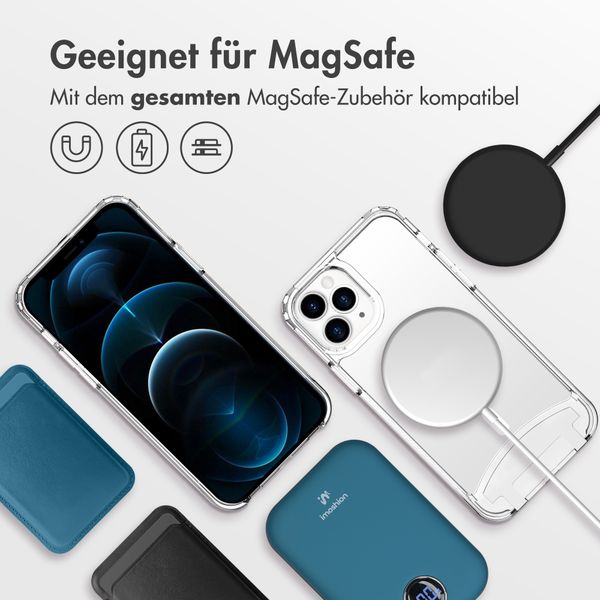imoshion MagSafe Hülle mit abnehmbarem Band Apple iPhone 12 (Pro) - Transparent
