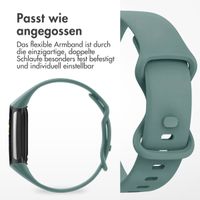 imoshion Silikonband für das  Fitbit Charge 5 / 6 - L - Olive Green