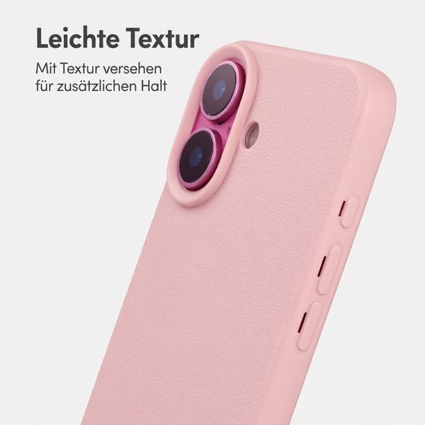 imoshion Texture Backcover Apple iPhone 16 - Rosa