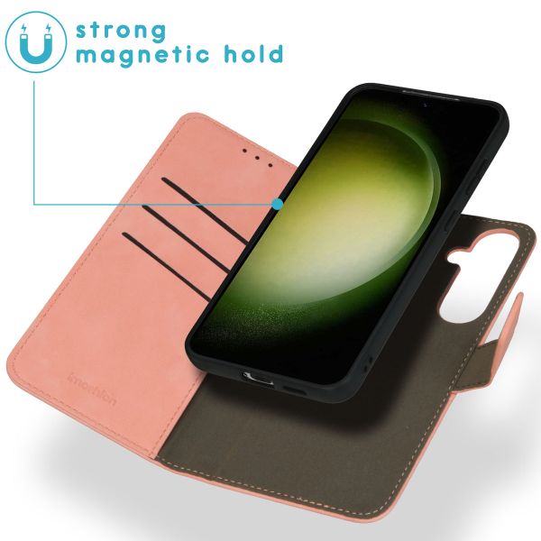 imoshion Entfernbare 2-1 Luxus Klapphülle Samsung Galaxy S24 Plus - Rosa