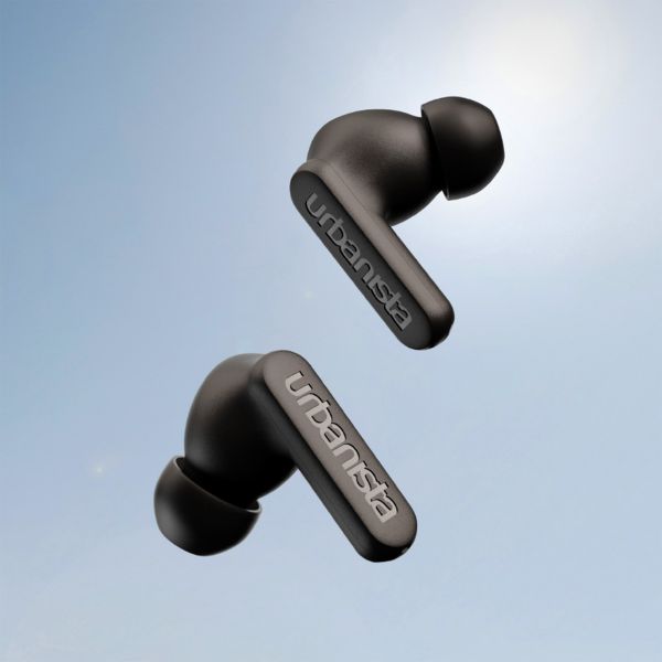 Urbanista Phoenix Solar - In-Ear Kopfhörer - Bluetooth Kopfhörer – Mit ANC-Geräuschunterdrückungsfunktion - Midnight Black