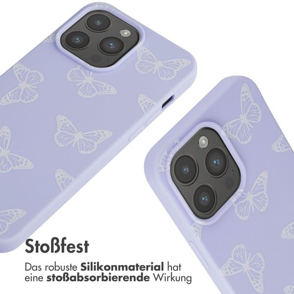 imoshion SilikonHülle design mit Band Apple iPhone 15 Pro Max - Butterfly