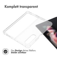 Accezz Clear TPU Backcover Samsung Galaxy Z Fold 4 - Transparent