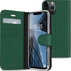 Accezz Wallet TPU Klapphülle für das iPhone 13 Pro - Grün