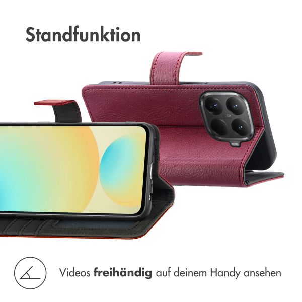 imoshion Luxuriöse Klapphülle Xiaomi 15T Pro - Bordeaux