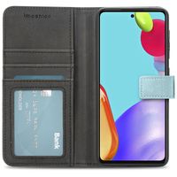 imoshion Luxuriöse Klapphülle Samsung Galaxy A52(s) (5G/4G) - Hellblau