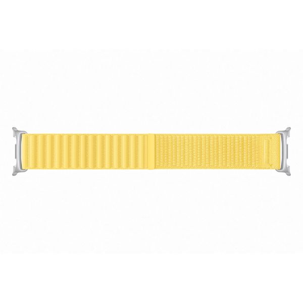 Samsung Original Fabric Armband für  Samsung Galaxy Watch 9 (40/44mm) / Watch 8 (40/44mm) / Classic (46mm) - Größe M/L - Gelb