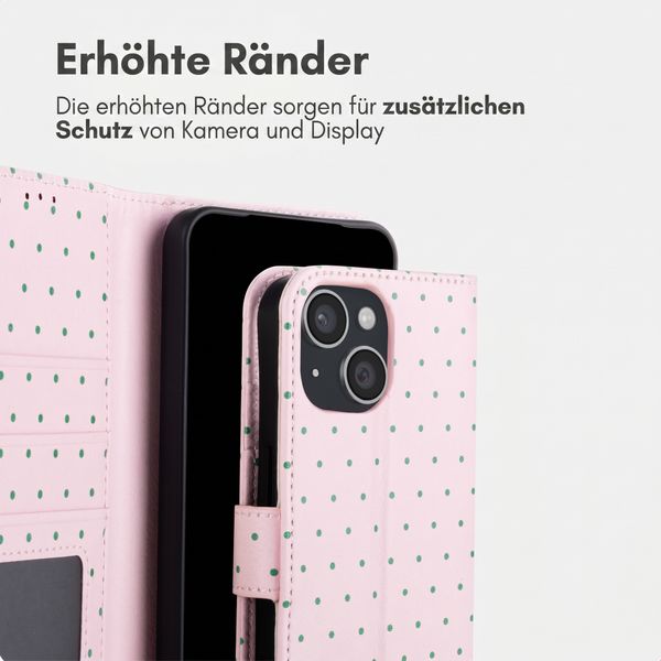 imoshion Design Klapphülle Apple iPhone 13 - Happy Dots