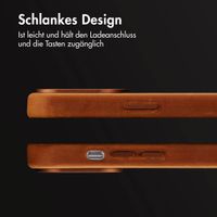Accezz Vintage Leather Magsafe Backcover Apple iPhone 14 Pro - Tabacco Cognac