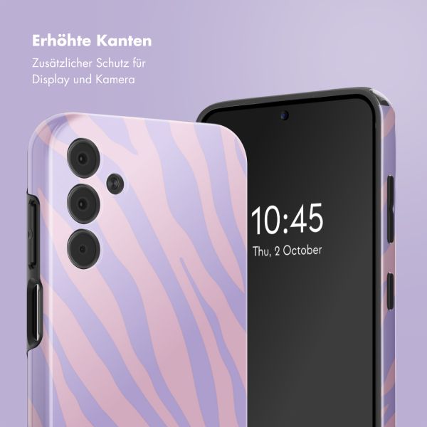 Selencia Vivid Back Cover Samsung Galaxy A15 (5G) - Zebra Light Pink Lilac