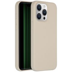 Accezz Liquid Silikoncase mit MagSafe für das iPhone 15 Pro Max - Stone