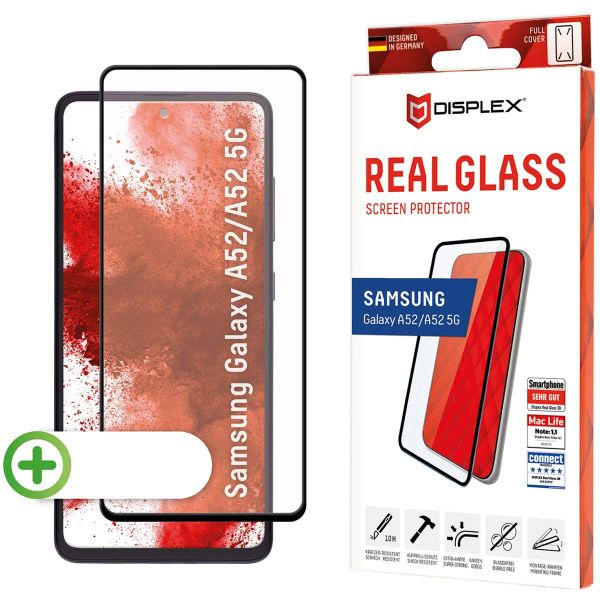 Displex Bildschirmschutzfolie Real Glass Full Cover für das Samsung Galaxy A52(s) (5G/4G) / A53