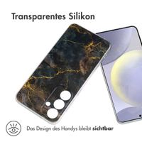 imoshion Design Hülle für das Samsung Galaxy S25 Plus - Black Marble