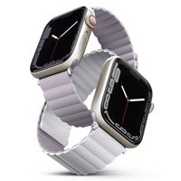 Uniq Revix doppelseitiges Armband für das  Apple Watch Series 1 t/m 11 / SE / Ultra (44/45/46/49 mm) - Lilac / White