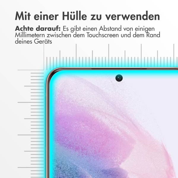 Accezz Displayschutz 2er-pack aus gehärtetem Glas Samsung Galaxy S22 Plus / S23 Plus