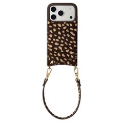 Selencia Nova Echtleder Backcover mit Kartenhalter Apple iPhone 17 Pro Max - Fawn Chic