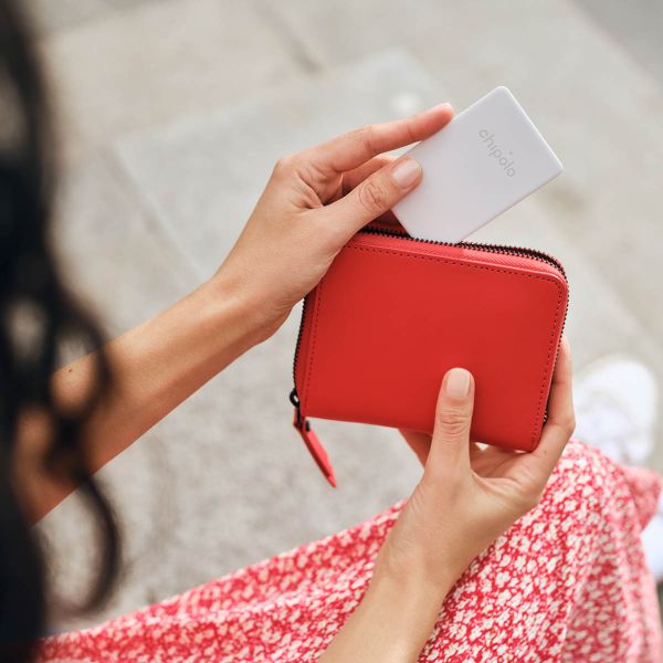 Chipolo Point Bundle – Bluetooth-Tracker für Android – 1x Tag & 1x Karte – Weiß