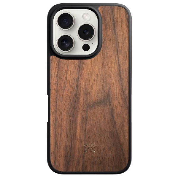 Woodcessories Bumper Case MagSafe für das iPhone 16 Pro - Walnut